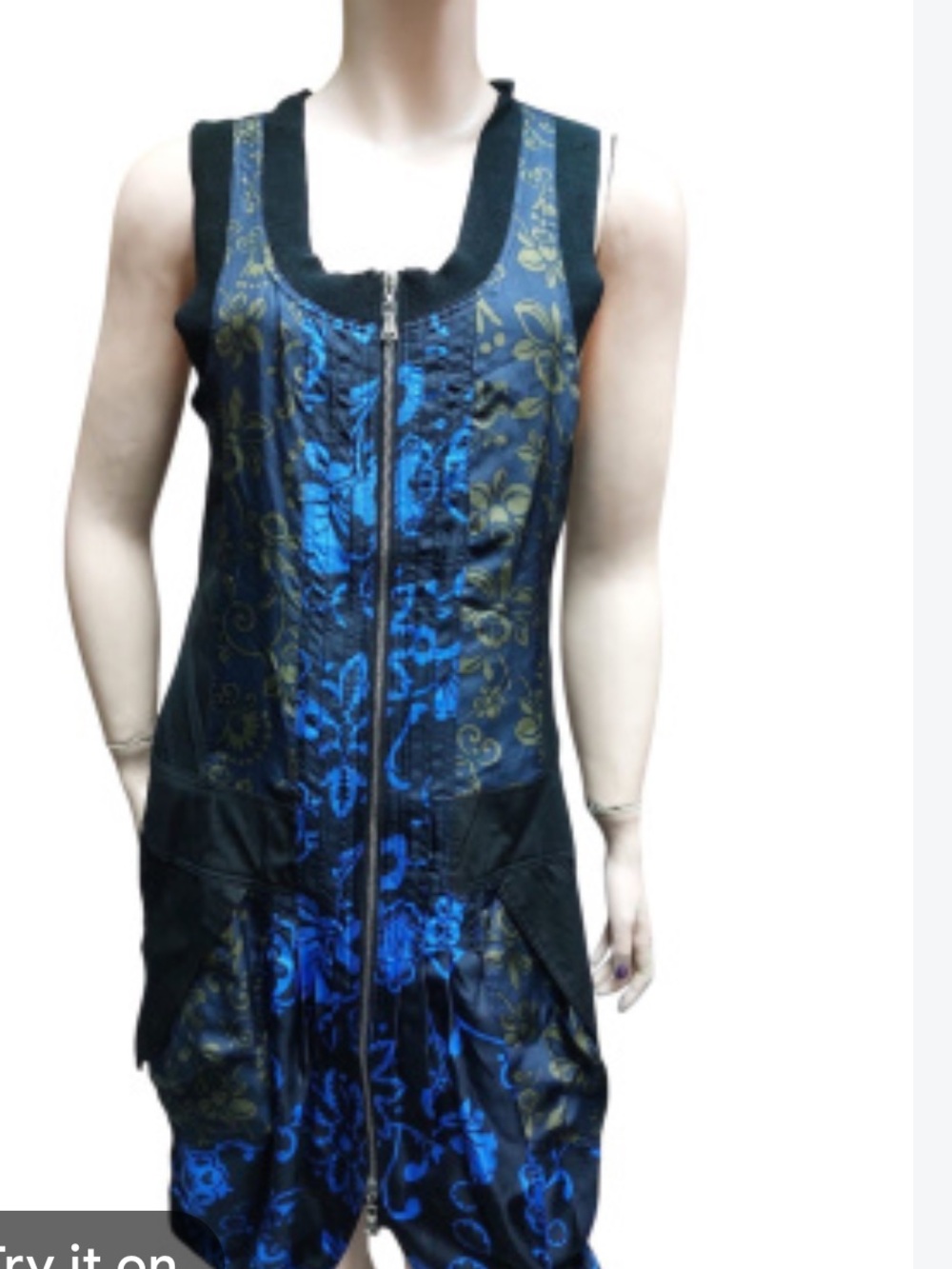 Antonio Berardi zipping front Asymmetrical Women’s Dress sz S